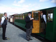 Rerstored Buffet Car in service, May 2009.